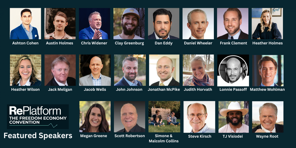 Unveiling the Voices of the Future: RePlatform's Freedom Economy Convention Showcases Its Visionary Roster Speakers
