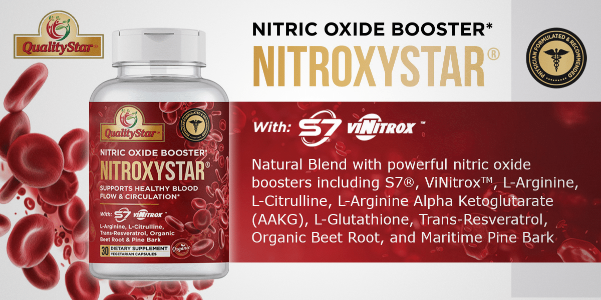 NITROXYSTAR Natural Ingredients to Support Blood Flow