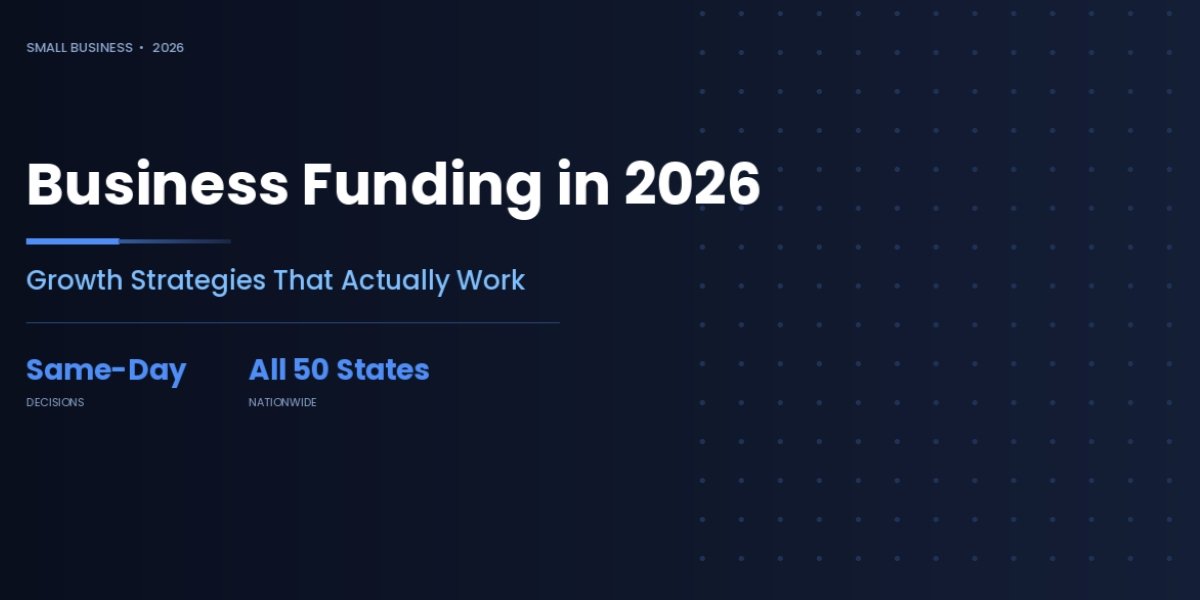 How Small Businesses Are Rethinking Growth Strategies and Funding in 2026