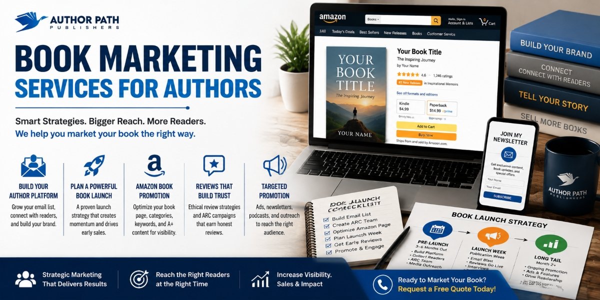 Book Marketing Services for Authors by Author Path Publishers