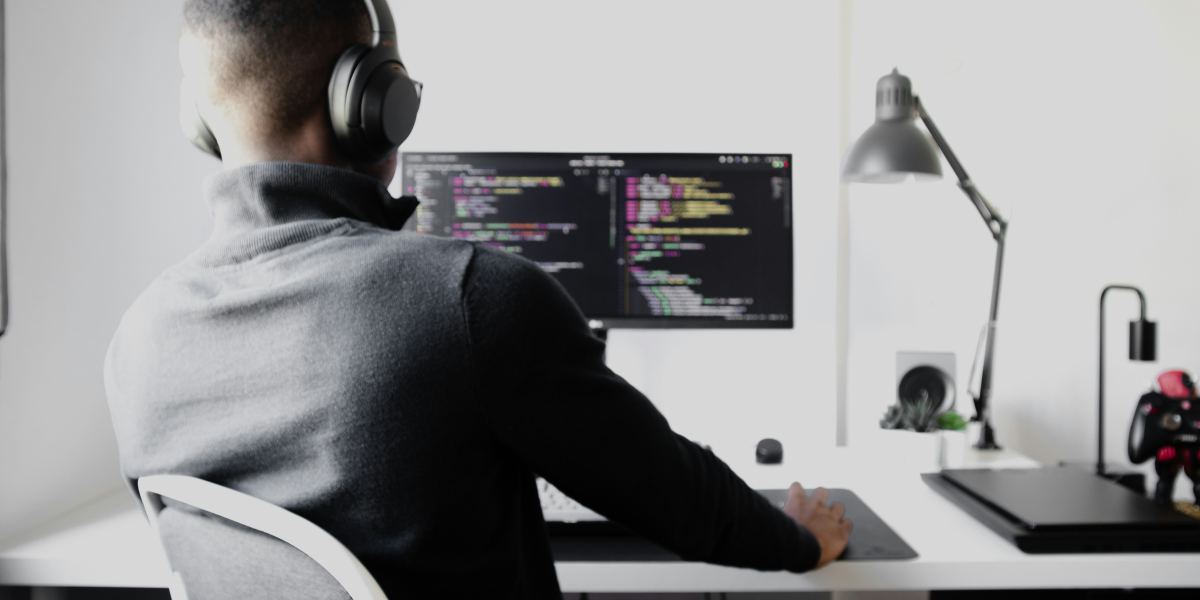 Image commercially licensed from: https://unsplash.com/photos/man-in-black-long-sleeve-shirt-wearing-black-headphones-sitting-on-chair-gTs2w7bu3Qo